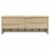 vidaXL Wandgemonteerde kapstok met plank Sonoma Eiken 80 x 20 x 30 cm