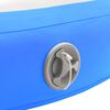 vidaXL Gymnastiekmat met pomp opblaasbaar 100x100x10 cm PVC blauw