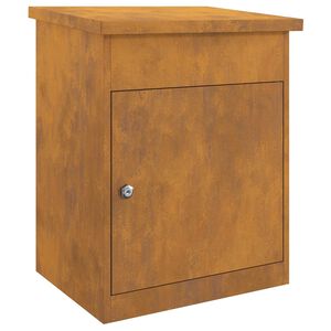 vidaXL Pakket inwerp box Roestig 47,5 x 38 x 59 cm weervast staal