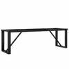 vidaXL Salontafelpoten O-frame 140x30x43 cm staal