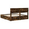 vidaXL Bedframe met lade met hoofdeinde met opslag Bewerkt hout