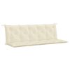 vidaXL Tuinbankkussen 180x(50+50)x7 cm oxford stof cr&egrave;mewit