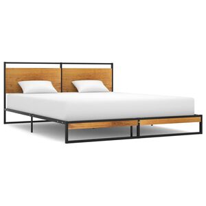 vidaXL Bedframe metaal 140x200 cm