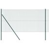 vidaXL gelast draadhek met grondbevestiging 10 x 1,4 m Groen Mesh