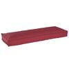 vidaXL Palletkussen voor bank Wijnrood 120 x 40 x 8 cm Oxford stof