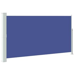 vidaXL Tuinscherm uittrekbaar 170x300 cm blauw