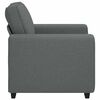 vidaXL Fauteuil 60 cm stof donkergrijs