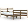 vidaXL Bedframe massief grenenhout honingbruin 160x200 cm