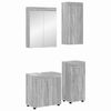 vidaXL Badkamermeubelset TULUM 4 st Grijs Sonoma 60 x 34 x 63 cm