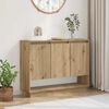 vidaXL Dressoir Artisan Eiken 97 x 29 x 75 cm Bewerkt hout