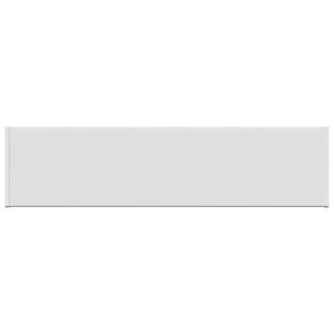 vidaXL Raamsokkel Wit 80 x 25 x 4,5 cm PVC