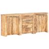 vidaXL Dressoir met 3 lades en 4 deuren massief mangohout