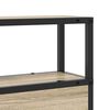 vidaXL Opberghoofdbord met plank Sonoma eiken 90 cm Bewerkt hout