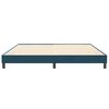 vidaXL Boxspring zonder matras fluweel donkerblauw 200x220 cm