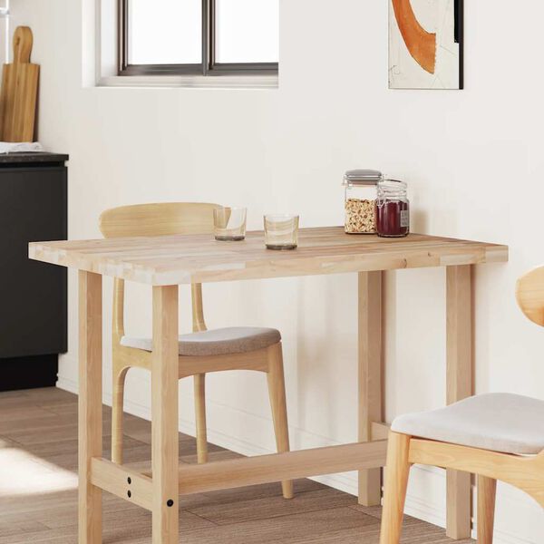 vidaXL Tafelblad rechthoekig 80x70x4 cm massief acaciahout