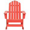 vidaXL Schommelstoel Adirondack massief vurenhout rood