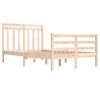 vidaXL Bedframe massief hout 120x200 cm