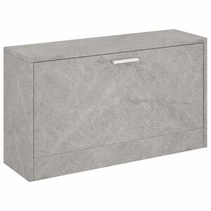 vidaXL Schoenenbank 80x24x45 cm bewerkt hout betongrijs