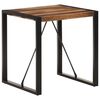 vidaXL Eettafel 70x70x75 cm massief acaciahout
