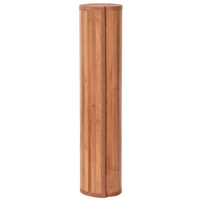 vidaXL Vloerkleed rechthoekig 70x500 cm bamboe bruin