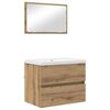 vidaXL Badkamermeubelset 3 st Artisan Eiken 61 x 39 x 45 cm