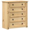 vidaXL Ladekast Corona 80x40x89 cm massief grenenhout
