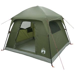 vidaXL Huisje Tent Olijfgroen 244 x 213 x 183 cm Polyester en staal