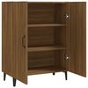 vidaXL Dressoir 70x34x90 cm bewerkt hout bruin eikenkleur
