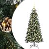 vidaXL Kunstkerstboom met 150 LED Groen 120 cm PVC en Plastic en Staal
