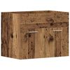 vidaXL Wastafelkast 60x38,5x46 cm bewerkt hout oud houtkleurig