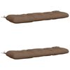 vidaXL 2-delige Bankkussens VIANEN 100% Polyester Taupe
