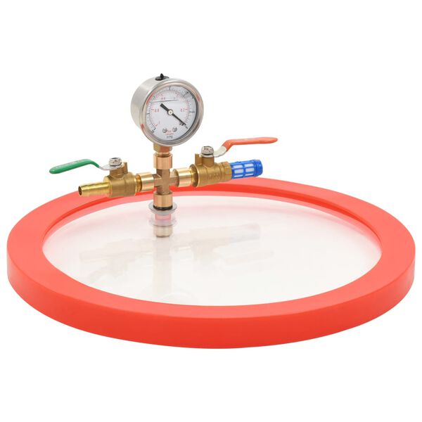 vidaXL Vacu&uuml;mkamer 11,42 L roestvrij staal