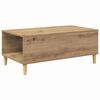 vidaXL Salontafel met lade Artisan Eiken 90 x 50 x 35 cm Bewerkt hout