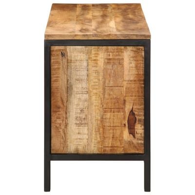 vidaXL Schoenenbankje 110x35x51 cm massief mangohout