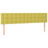 vidaXL Boxspring met matras stof groen 180x200 cm