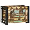 vidaXL Opbergbox Bruin en zwart 60 x 40 x 41 cm hergebruikt hout