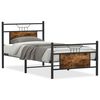 vidaXL Bedframe zonder matras hout gerookt eikenkleurig 90x190 cm