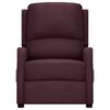 vidaXL Massagestoel stof paars