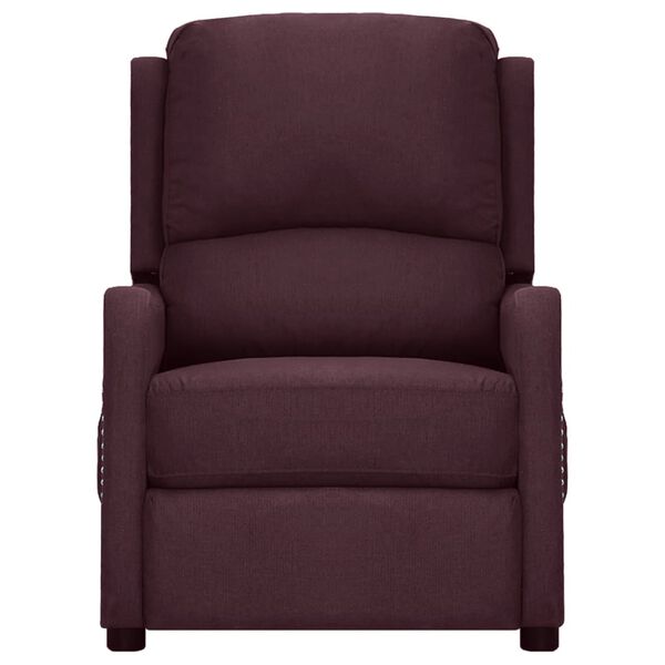 vidaXL Massagestoel stof paars