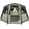 vidaXL Huisje Tent met dak met opslag Groen en Wit 320 x 320 x 203 cm