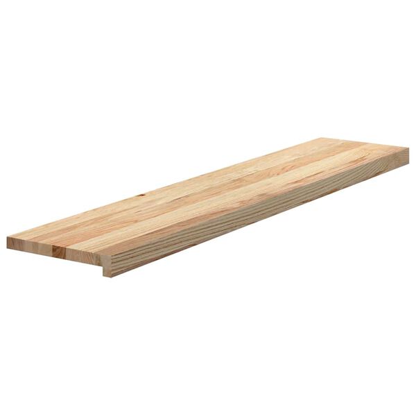 vidaXL Traptreden 8 st 120x30x2 cm onbehandeld massief eikenhout
