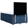 vidaXL Boxspring met matras stof blauw 120x190 cm