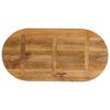 vidaXL Tafelblad ovaal 100x40x2,5 cm massief mangohout