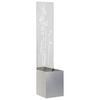 vidaXL Tuin Privacy Screen Zilver 32 x 32 x 150 cm Roestvrij staal