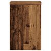 vidaXL Plantenstandaards 2 st 25x25x35 cm bewerkt hout oud houtkleurig