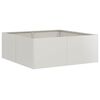 vidaXL Plantenbak 80x80x30 cm roestvrij staal