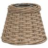 vidaXL Plafondlampenkap &Oslash;15x12 cm wicker bruin