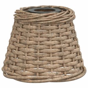 vidaXL Plafondlampenkap &Oslash;15x12 cm wicker bruin