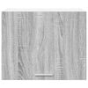 vidaXL Hangkast Grijs Sonoma en Wit 50 x 31 x 40 cm Bewerkt hout