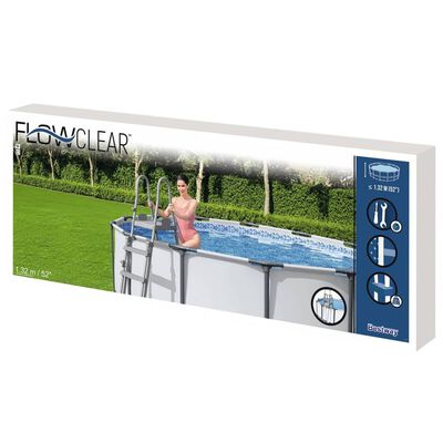 Bestway Flowclear Zwembadladder met 4 treden 132 cm
